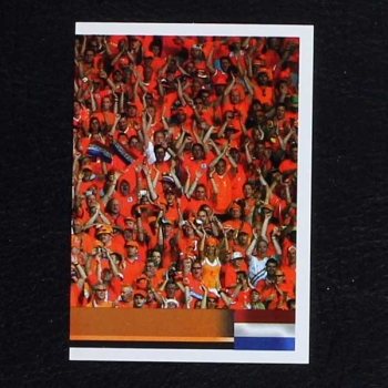 Euro 2008 Nr. 279 Panini Sticker NL Fans rechts