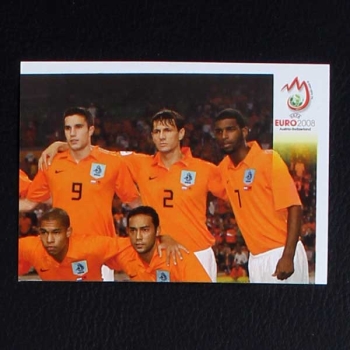 Euro 2008 No. 256 Panini sticker Nederland Team 2