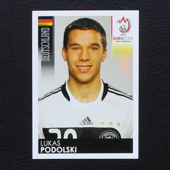 Euro 2008 Nr. 223 Panini Sticker Podolski