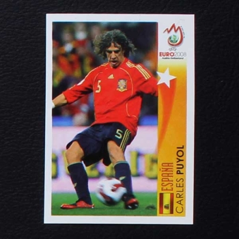 Euro 2008 Nr. 476 Panini Sticker Puyol in Action