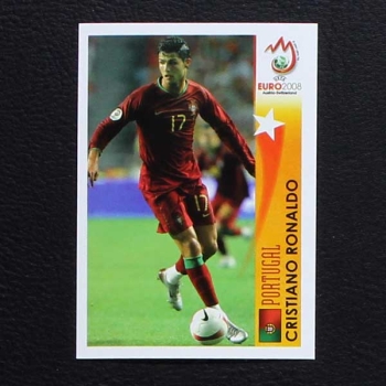 Euro 2008 Nr. 509 Panini Sticker Ronaldo in Action