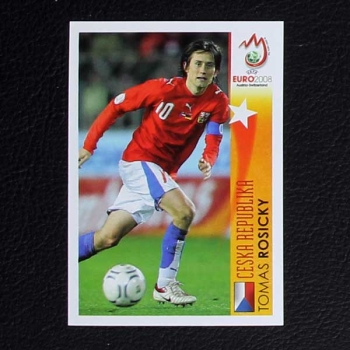 Euro 2008 Nr. 500 Panini Sticker Rosicky in Action