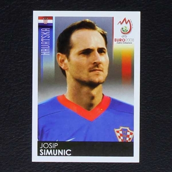 Euro 2008 Nr. 183 Panini Sticker Simunic