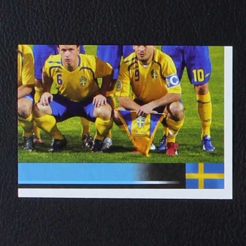 Euro 2008 Nr. 388 Panini Sticker Sverige Team 4