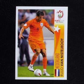 Euro 2008 Nr. 520 Panini Sticker Van Nistelrooy in Action