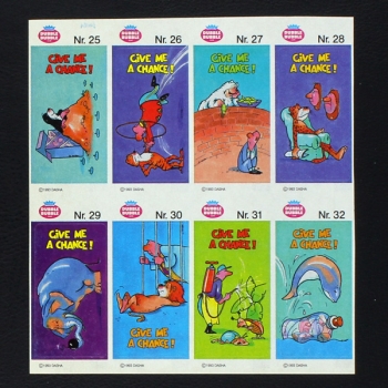 Give me a Chance Fleer 1993 stickers complete - Bubble Gum