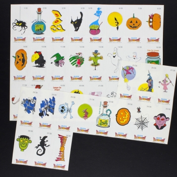 Halloween Fleer 1998 stickers complete - Bubble Gum