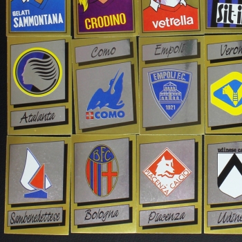 Calciatori 1987 Panini 60 different stickers badges