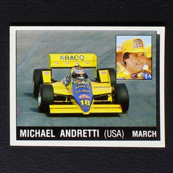 Michael Andretti Panini Sticker Series Motor Adventures