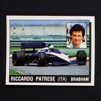 Riccardo Patrese Panini Sticker Series Motor Adventures