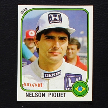 Nelson Piquet Panini Sticker Serie Motor Adventures