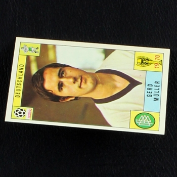 Gerd Müller Panini Card - Mexico 70