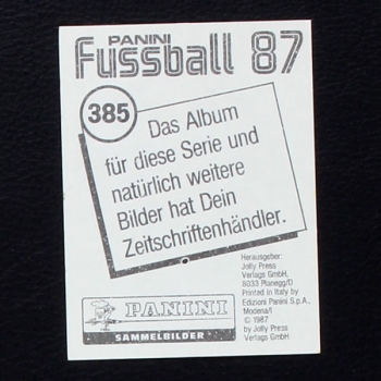 Gaetano Scirea Panini Sticker No. 385 - Fußball 87