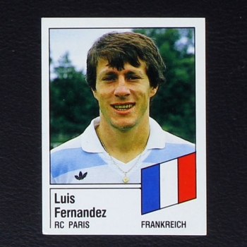 Luis Fernandez Panini Sticker No. 405 - Fußball 87