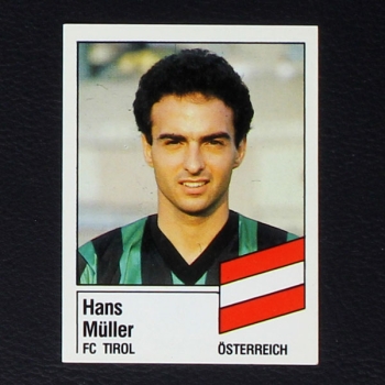 Hans Müller Panini Sticker Nr. 414 - Fußball 87