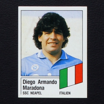 Diego Maradona Panini Sticker Nr. 390 - Fußball 87