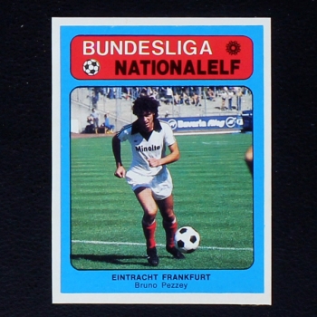 Bruno Pezzey Americana Card No. 147 - Bundesliga Nationalelf 1978