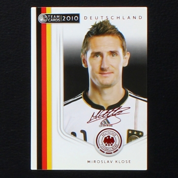 Miroslav Klose Panini Trading Card No. 21 - Team Cards 2010
