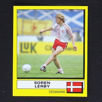 Soren Lerby Panini Sticker No. 382 - Football 88