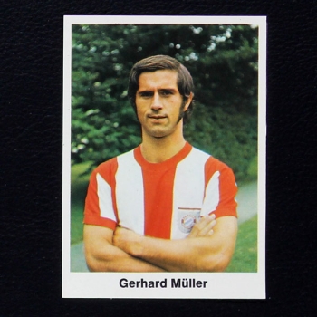 Gerd Müller Bergmann Sticker No. 99 - Fußball 70-71