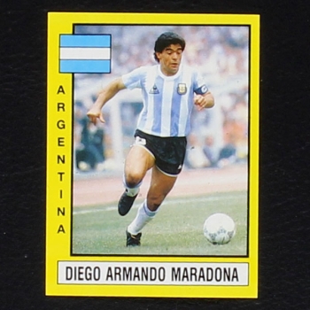 Diego Maradona Panini Sticker No. 297 - Football 88 Ägyptisch