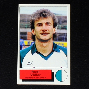 Rudi Völler Panini Sticker No. 34 - Fußball 86