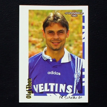 Olaf Thon Panini Sticker No. 312 - Fußball 98