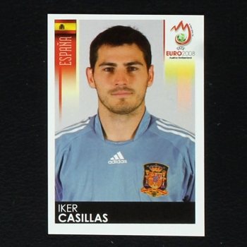 Iker Casillas Panini Sticker No. 416 - Euro 2008