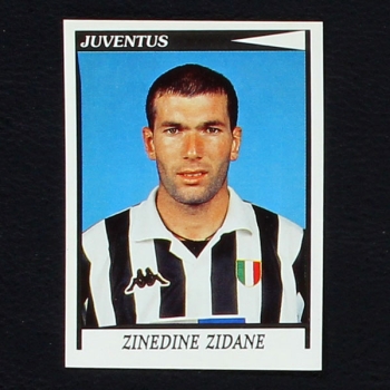 Zinedine Zidane Panini Sticker No. 156 - Calciatori 1998