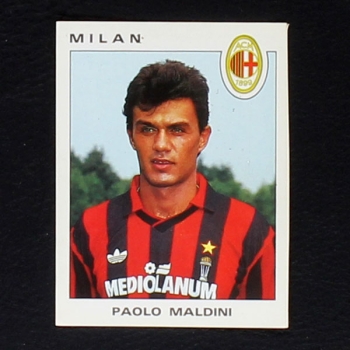 Paolo Maldini Panini Sticker No. 212 - Calciatori 1991