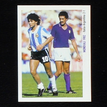 Diego Maradona Panini Sticker No. 114 - Super Album in Azzuro 2006