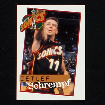 Detlef Schrempf Panini Sticker No. 145 - NBA Basketball 98