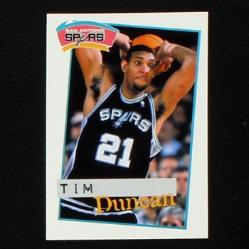 Tim Duncan Panini Sticker No. 99 - NBA Basketball 98