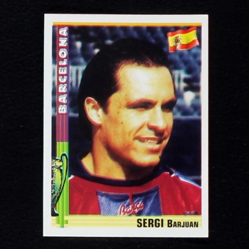 Sergi Barjuán Panini Sticker No. 10 - Euro Football 1998-99