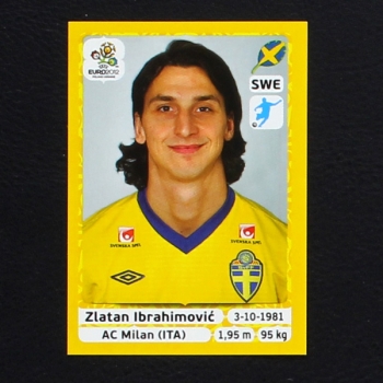 Zlatan Ibrahimovic Panini Sticker No. 567 - Euro 2012 Swiss