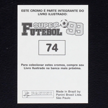 Dino Baggio Panini Sticker No. 74 - Super Futebol 99