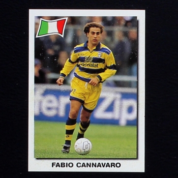 Fabio Cannavaro Panini Sticker No. 29 - Super Futebol 99
