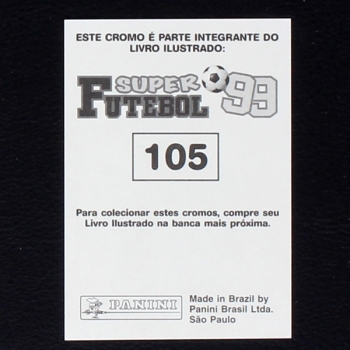 Paulo Sousa Panini Sticker No. 105 - Super Futebol 99