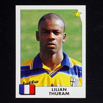 Liliam Thuram Panini Sticker No. 343 - Football 99