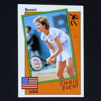 Chris Evert Panini Sticker No. 196 - Supersport 1987