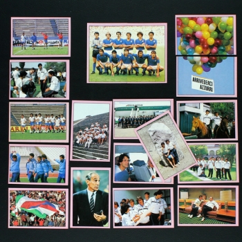 Team Italia Panini Sticker No. 303-304 - Calciatori 1985