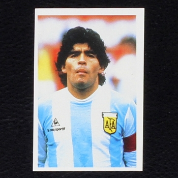Diego Maradona Flash Sticker No. 106 - Mexico 86