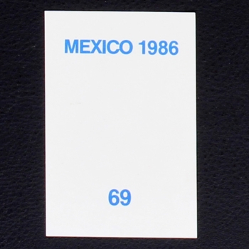 Hans Peter Briegel Flash Sticker No. 69 - Mexico 86