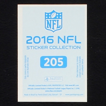 Travis Kelce Panini Sticker No. 205 - Football 2016 NFL