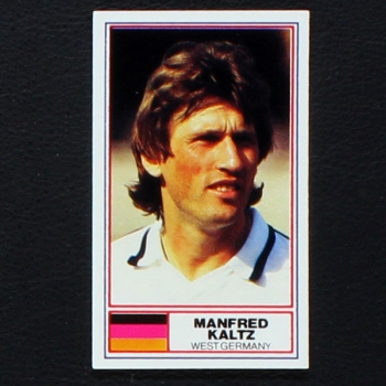 Manfred Kaltz Rothmans Card - Football International Stars 1984