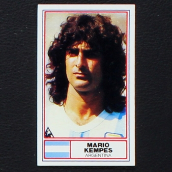 Mario Kempes Rothmans Card - Football International Stars 1984
