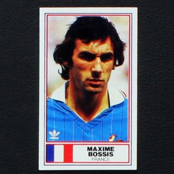 Maxime Bossis Rothmans Card - Football International Stars 1984