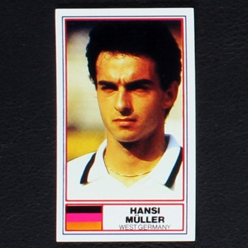 Hansi Müller Rothmans Card - Football International Stars 1984
