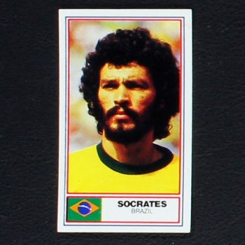 Socrates Rothmans Card - Football International Stars 1984