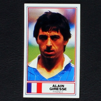 Alain Giresse Rothmans Card - Football International Stars 1984